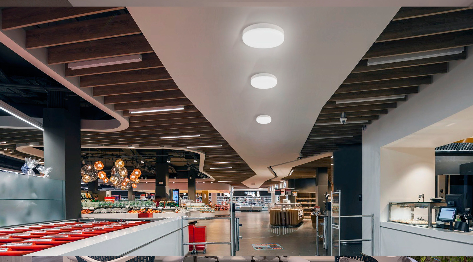Horoz Carla White 24W Led Opbouw Round