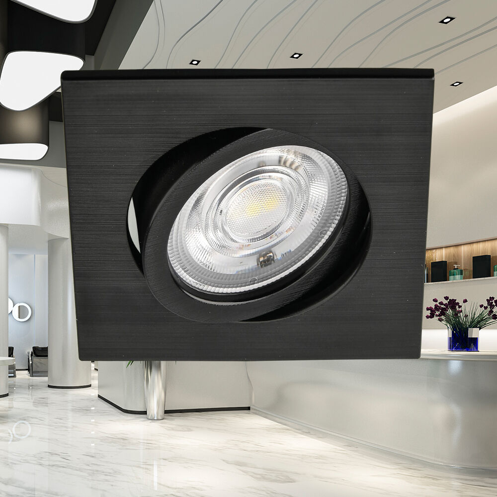 Braytron SPOTLED G3 7W SQR Black DIM 3IN1 LED Spotlight