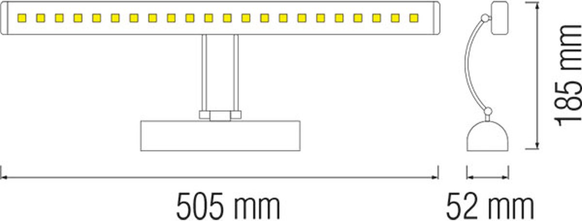 0400010006 Flamingo 6W 4200K Led Picture & Mirror