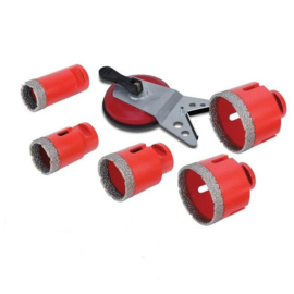 Rubi Kit Drygres 5 Diamantboren Ø 28, 35, 43, 50, 68mm 50936