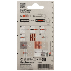 Fischer DuoPower Plug 6x30 RH N K 535481