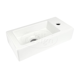 Best Design Fontein Mini Block 36x18x9cm Wit rechts