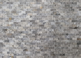 S03 Beige Grey Mix (6x) 3D Steenstrips Marmer 0,53m²