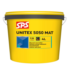 SPS Unitex Muurverf 5050 4 L Wit Bi/Bu