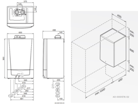 Remeha Calenta ACE 40L CW6 + eTwist (A-label)