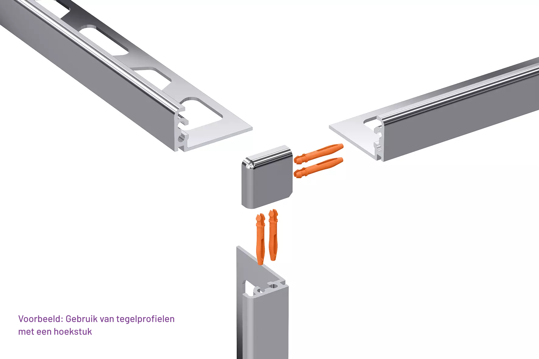 Schluter J110-AMG Jolly-A tegelprofiel 11mm x 250cm Messing Glans