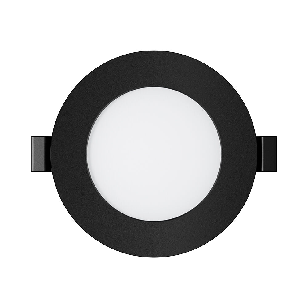 Braytron SMD CRP 4W RND DIM 3INC Black 3IN1 LED Panel