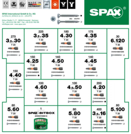 SPAX Montage Koffer L-Boxx Aktie 5000009161019