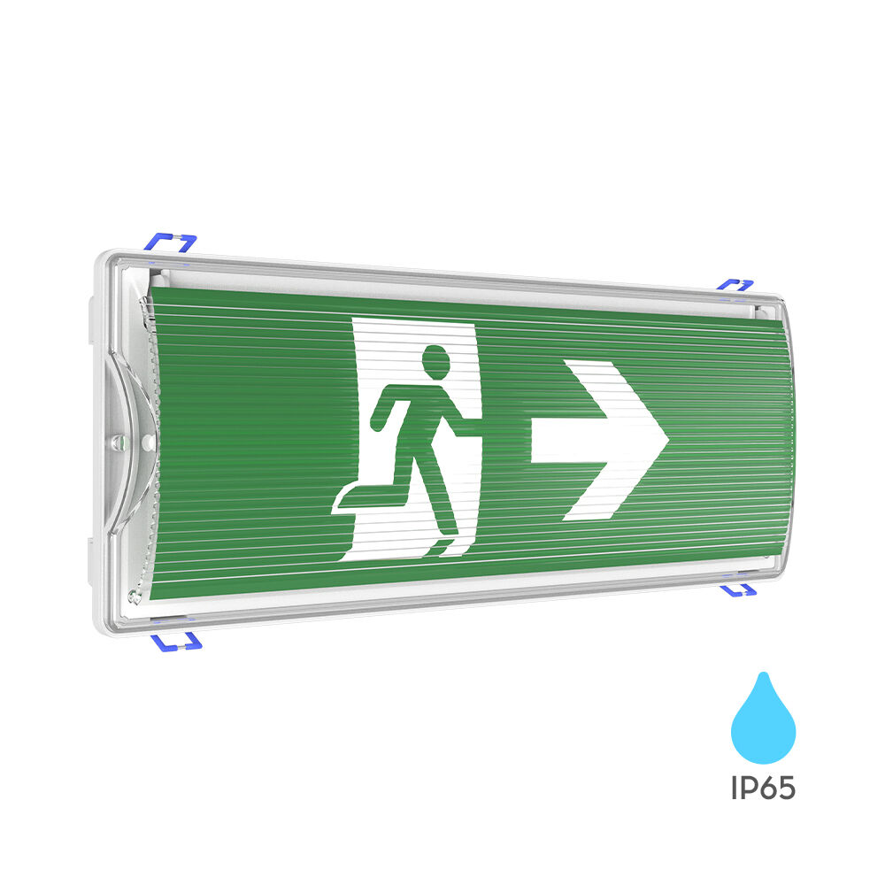 Braytron EXIT LED DUAL 5W IP65 WHT Emergency Exit
