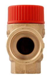 Afriso Overstortventiel 3 Bar 1/2 x 3/4 met Manometer Ø50mm 42382