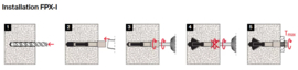 Fischer Cellenbetonanker FPX M10 I 522835