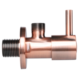 Differnz Hoekstopkraan 1/2 x 3/8 Rood Koper 3041426