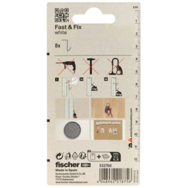 Fischer Fast & Fix Wit (Haak) 532760