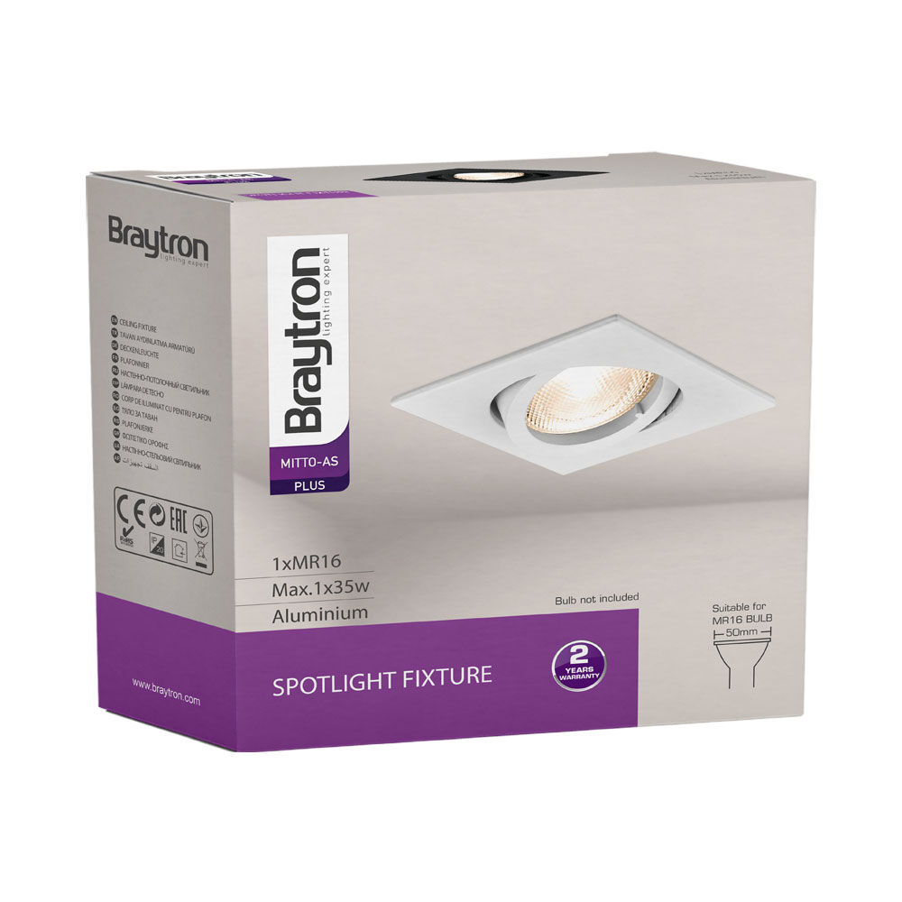 Braytron MITTO AS SQR Black Spotlight