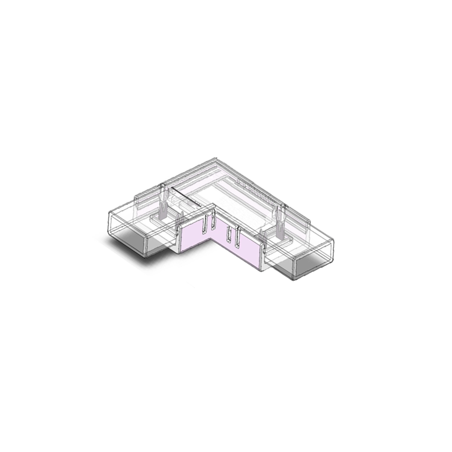 Leddle Quick connector type Corner 8mm