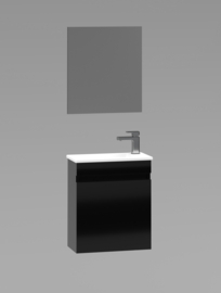 Titan Gloss Black Fonteinmeubelset 50cm x 26cm