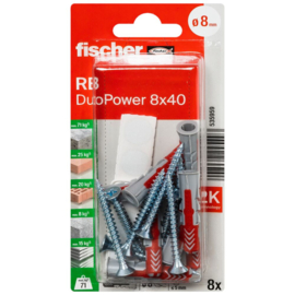 Fischer DuoPower Plug RB 8x40 535959