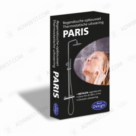 Best Design Paris 200 Opbouw Regendoucheset Rond Chroom 3801101