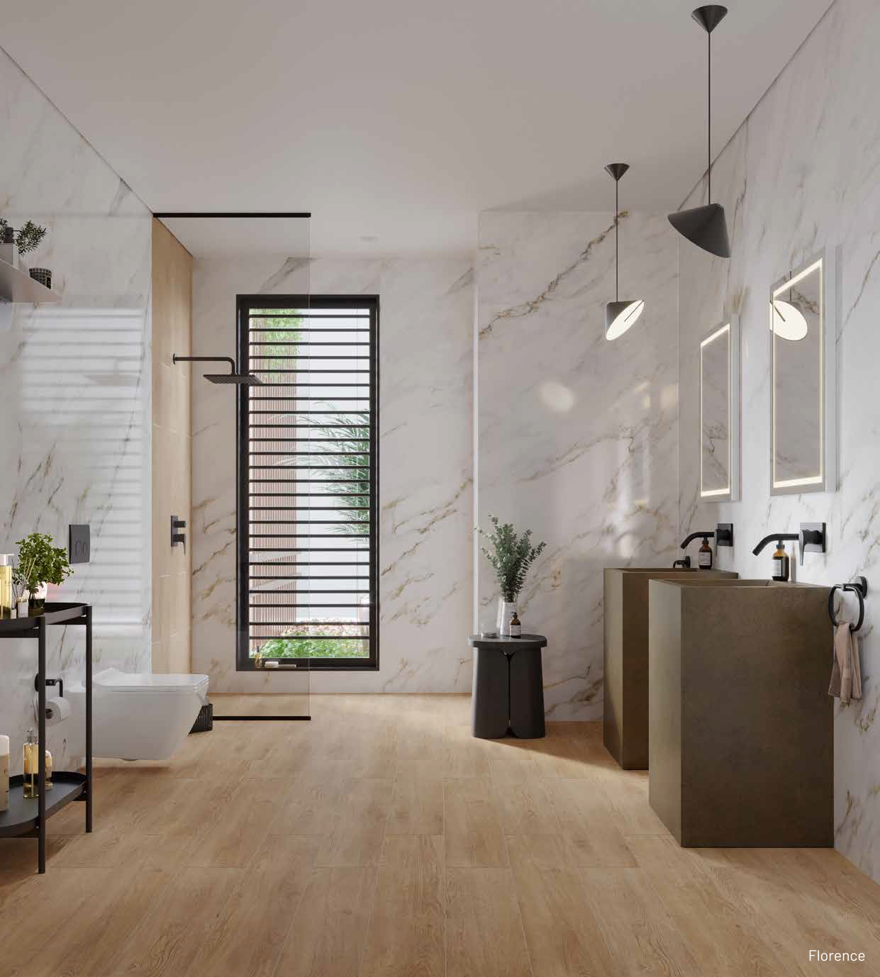 Kale Slab FLORENCE Polished 120x280cm 6mm