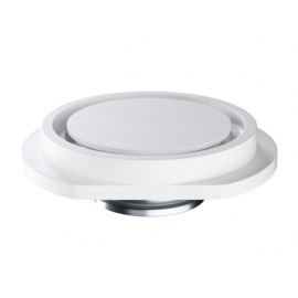 Nedco Rond toe-/afvoerventiel frameloos instucbaar Ø160 mm Coanda 66800300