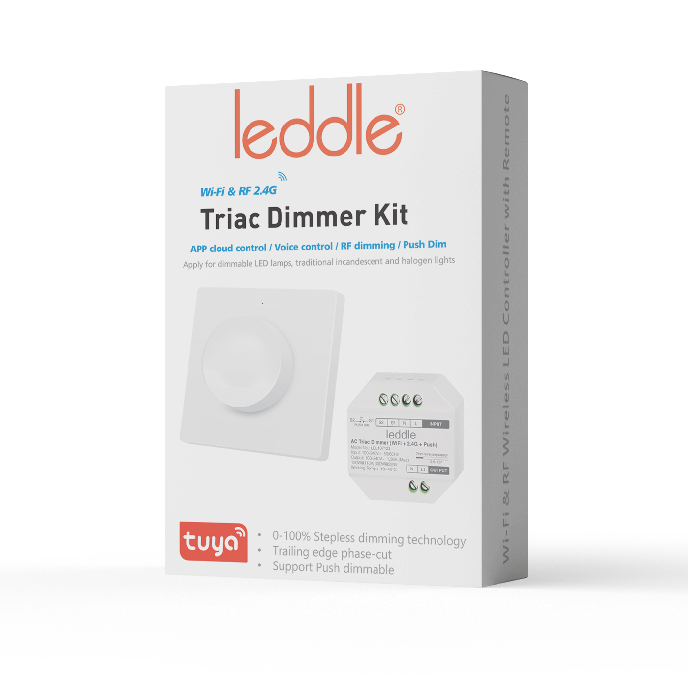 Leddle Triac Dimmer Kit 1 Color Remote Tuya App 300W