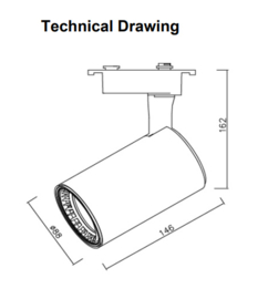 Horoz LYON 24W Wit 2700K