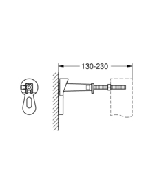 Grohe Rapid SL Wandbevestigingsset (2x) 3855800M