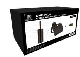 Best Design One-Pack Toilet Accessoires Set Moya 4011970