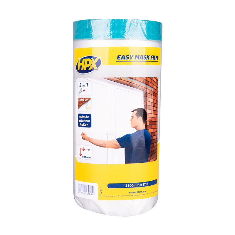 HPX Easy mask film cloth tape - 2100mm x 17m PC2117