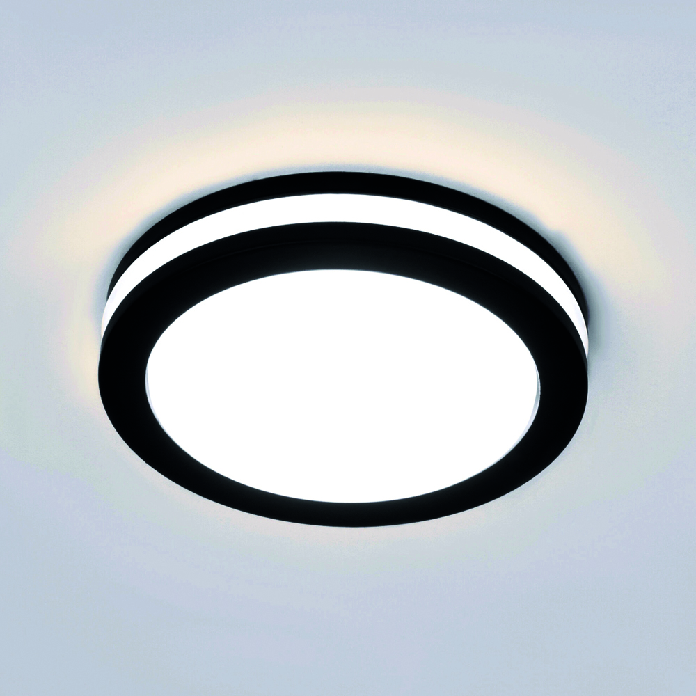 Horoz Scarlet IP65 Black 30W 6400K Led Opbouw Rond