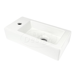 Best Design Fontein Mini Block 36x18x9cm Wit links