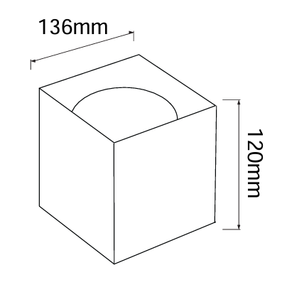Horoz Sandra White 10W Square 4200K