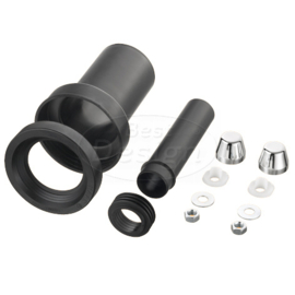 HAAS 3286 WC Aansluitgarnituur Ø90/110 t.b.v. Inbouwreservoir L=180 mm