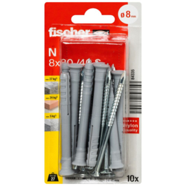 Fischer Nagelplug N 8x80/40 S 84335