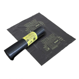 KOMO Afvalzak LDPE Grijs 60x80 cm (20x)