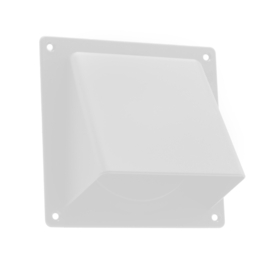 Nedco Gevelklep WIT Ø100/125/110 x 54 mm 62500400