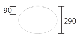 Horoz Storm Plafondlamp 24W 230V Sensor 4200K