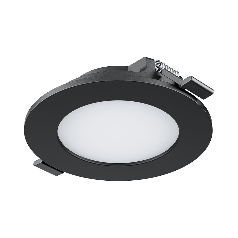 Braytron SMD CRP 4W RND DIM 3INC Black 3IN1 LED Panel