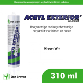 Zwaluw Acryl Exterior+ 310ml Wit 30880021