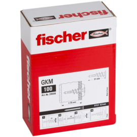 Fischer Metalen Gipsplaatplug GKM (100x) 024556