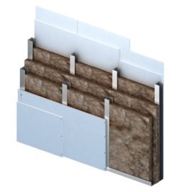 Knauf Acoustifit Glaswolplaat 135x60x4cm 12,96m²