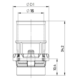 Comap Gas Persstop 16 mm 7012885