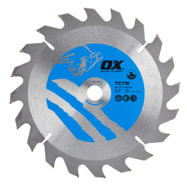 OX Wood Cutting Circular Saw Blade 184/16mm, 20 Teeth ATB OX-TCTW-18416
