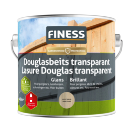 FINESS Douglasbeits Transparant Licht Grijs 2533 2,5L Bu
