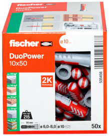 Fischer DuoPower Plug 10x50 (50x) 535456