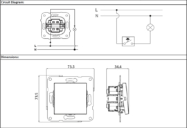 Viko Schakelaar Lamp Karre Wit 90960403