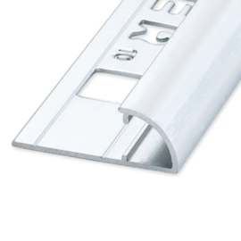 RONDEX Rond Alu Hoogglans Zilver 8 x 2700mm OX-E161010131 Tegelprofiel