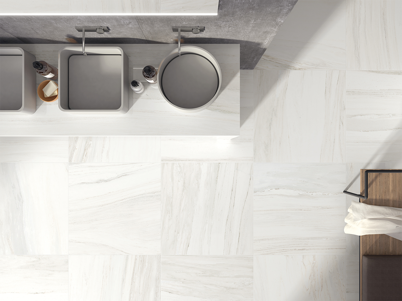 KALE PALISSANDRO WHITE POLISHED Vloertegel 60x120cm