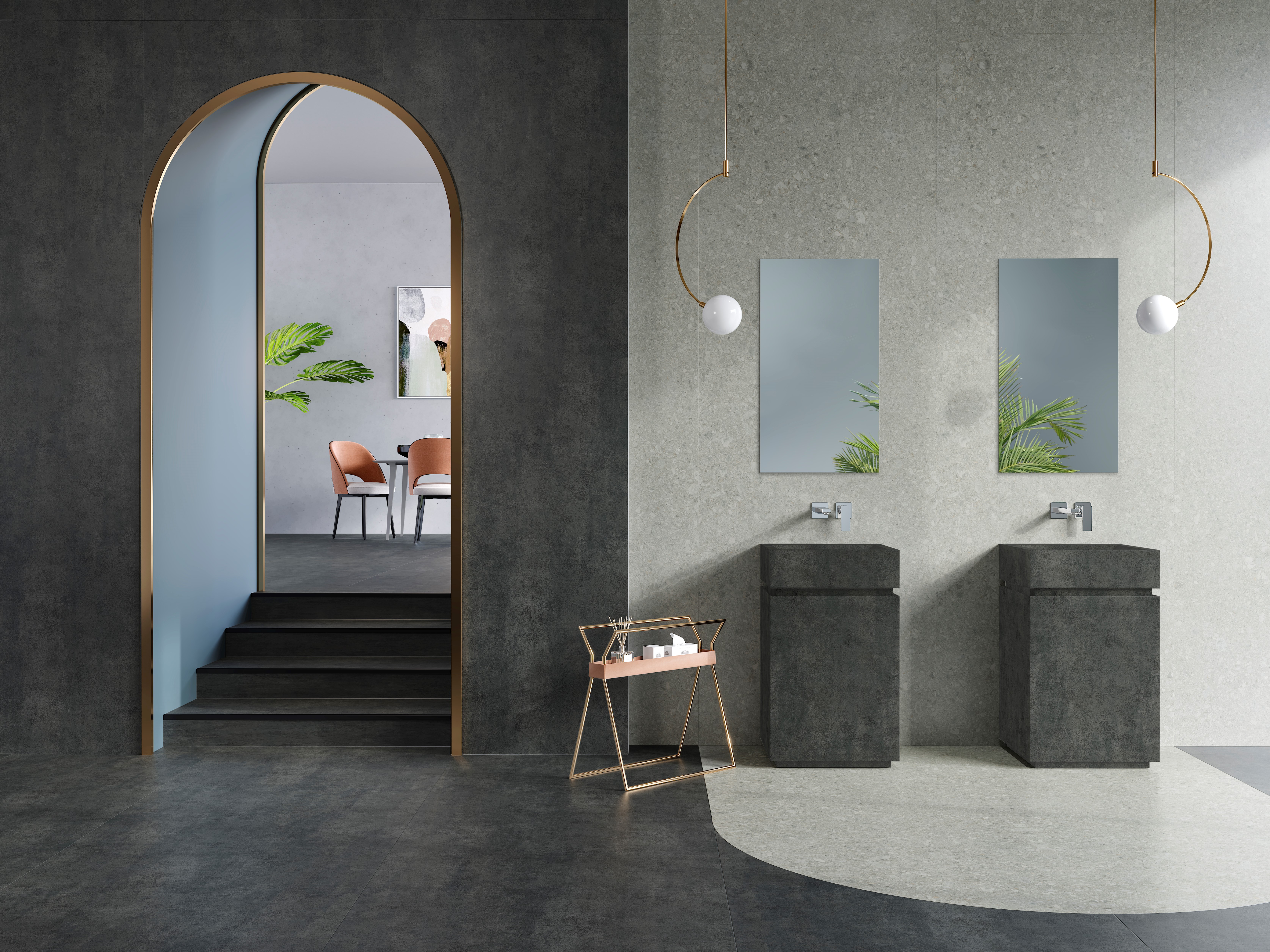 Kale Slab METALLIC ANTRACIET Mat 120x280cm 6mm
