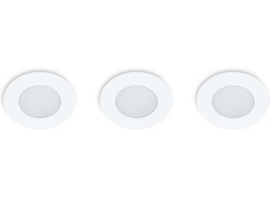 0160690005 Melody IP65 White 3x 5W 3000k LED Inbouw Rond